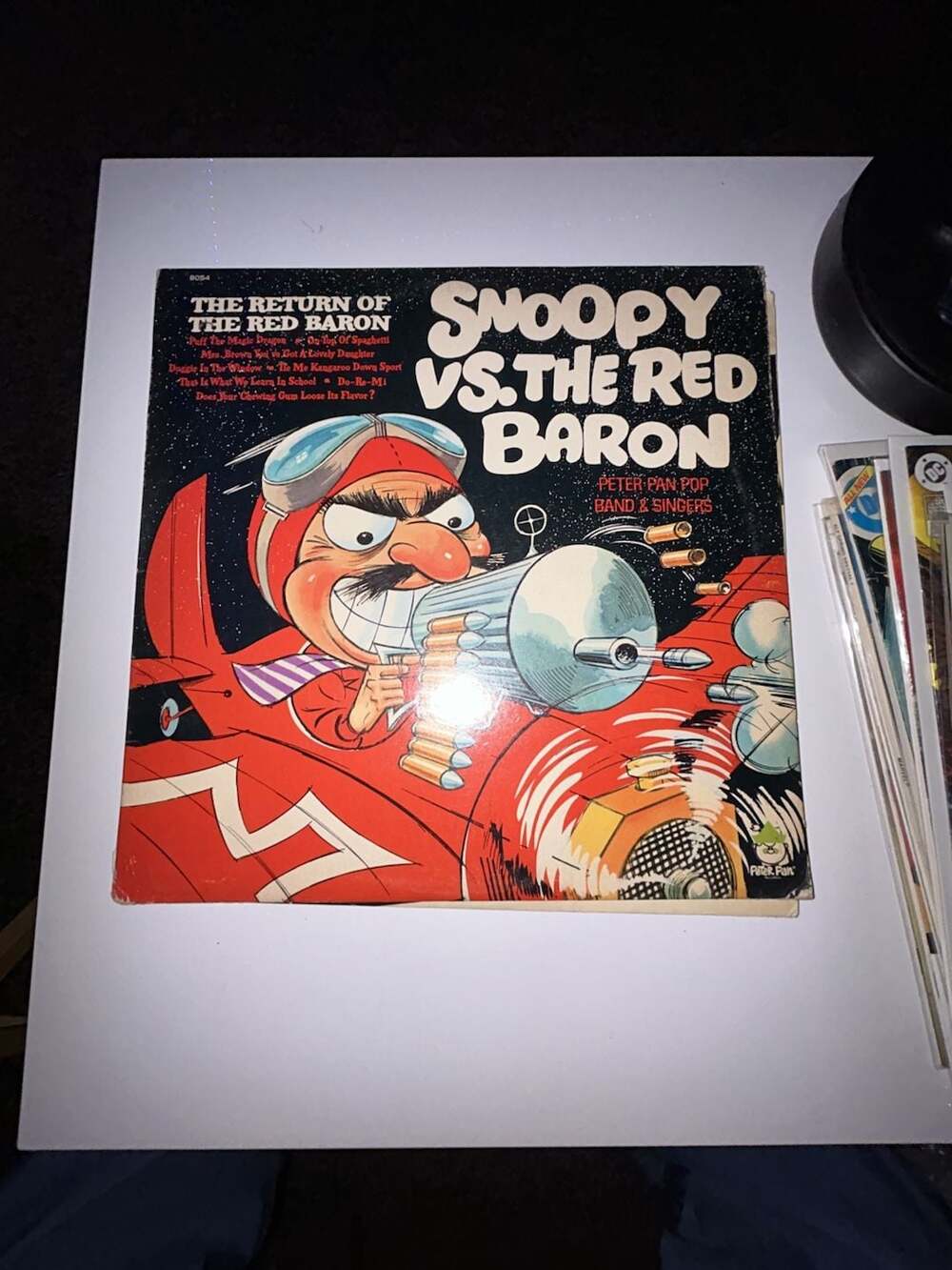 Peter Pan Records Snoopy Vs The Red Baron Vinyl LP Record Album
